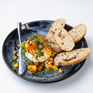 Burrata and Crostini